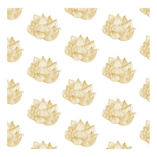 Napkins Printed Lotus