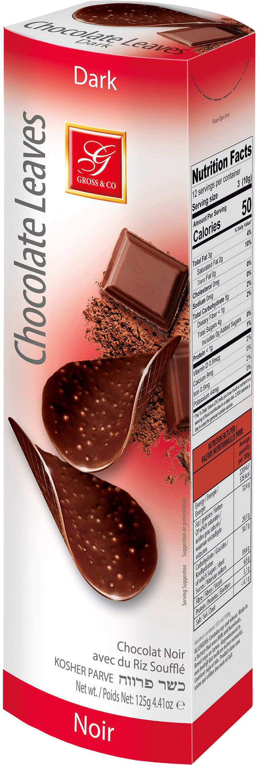 Chcocolate Leaves Dark