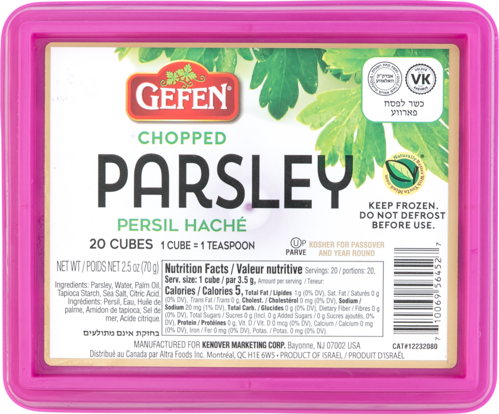 Chpped Parsley Cubes