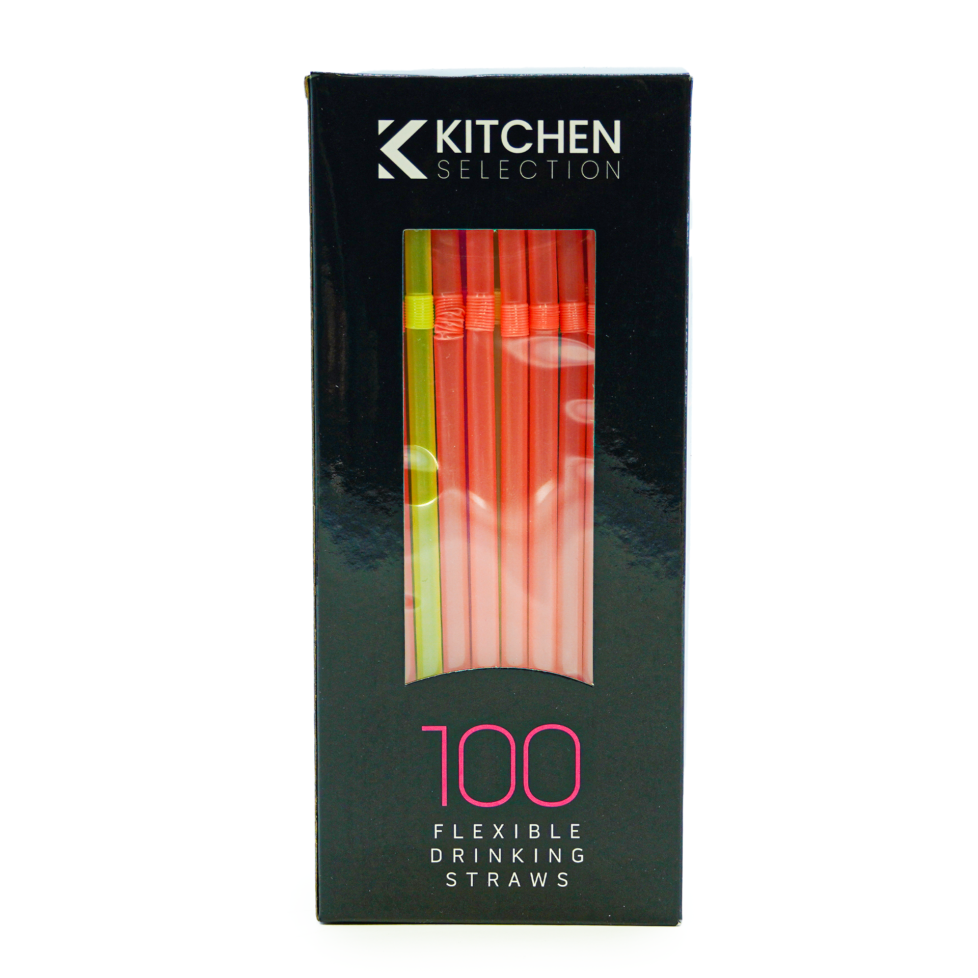 Flexible Straws Neon