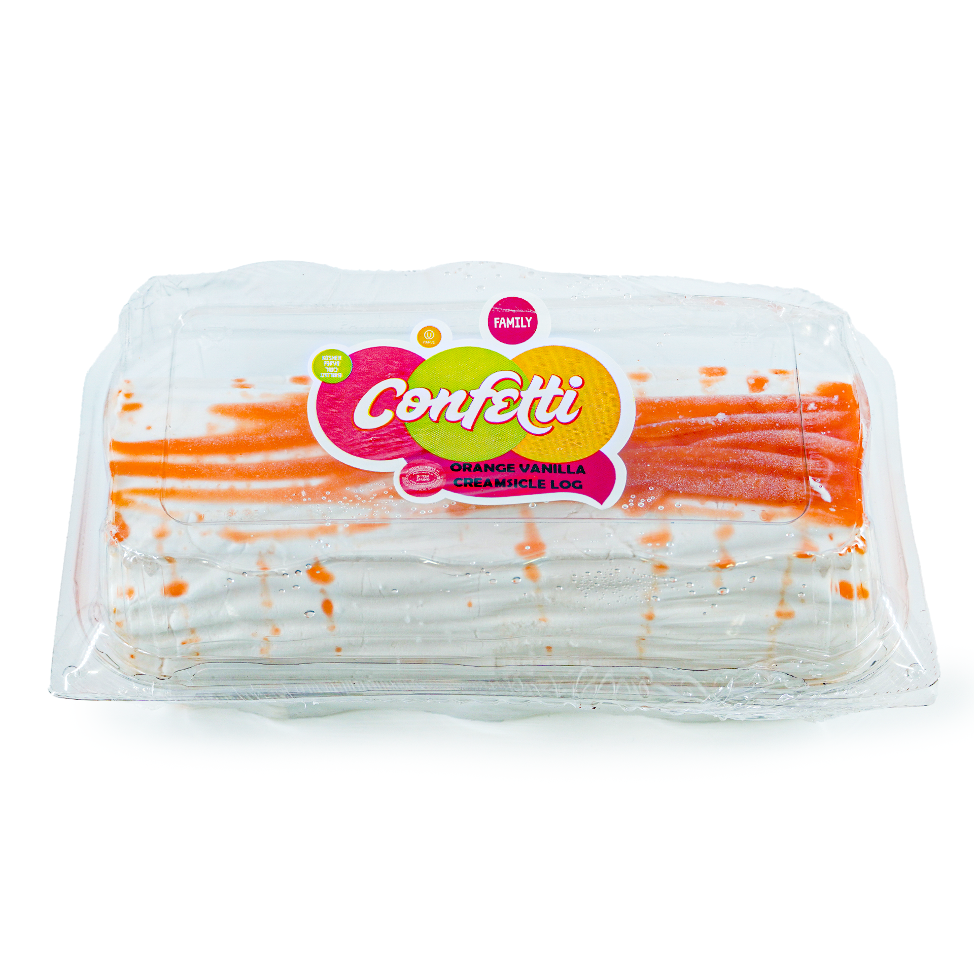 Confetti Orange Cream Log