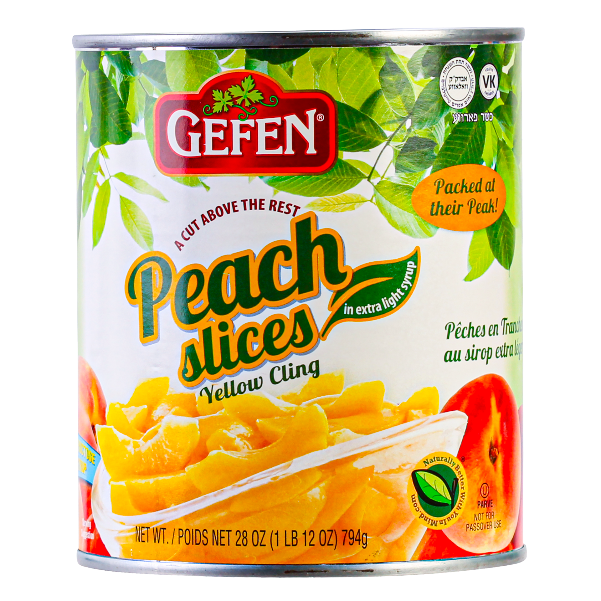 Peach Halves Hvy Srp