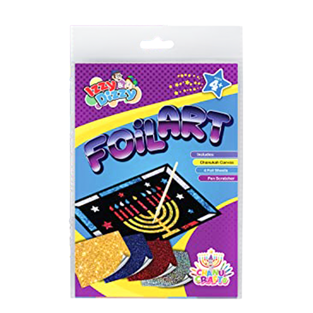 Chanukah Foil Art Craft