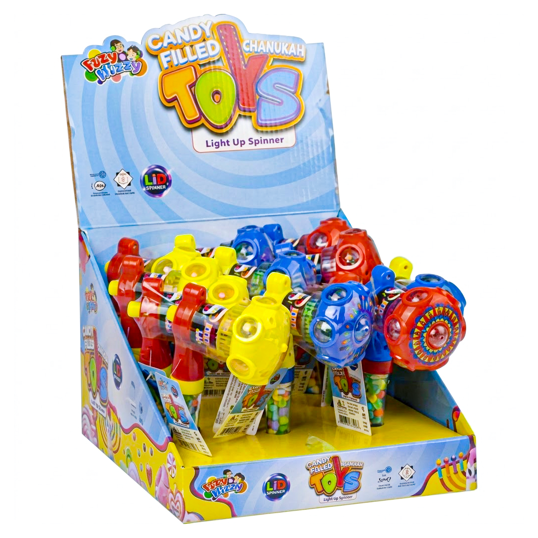 Dreidel Led Candy Filled