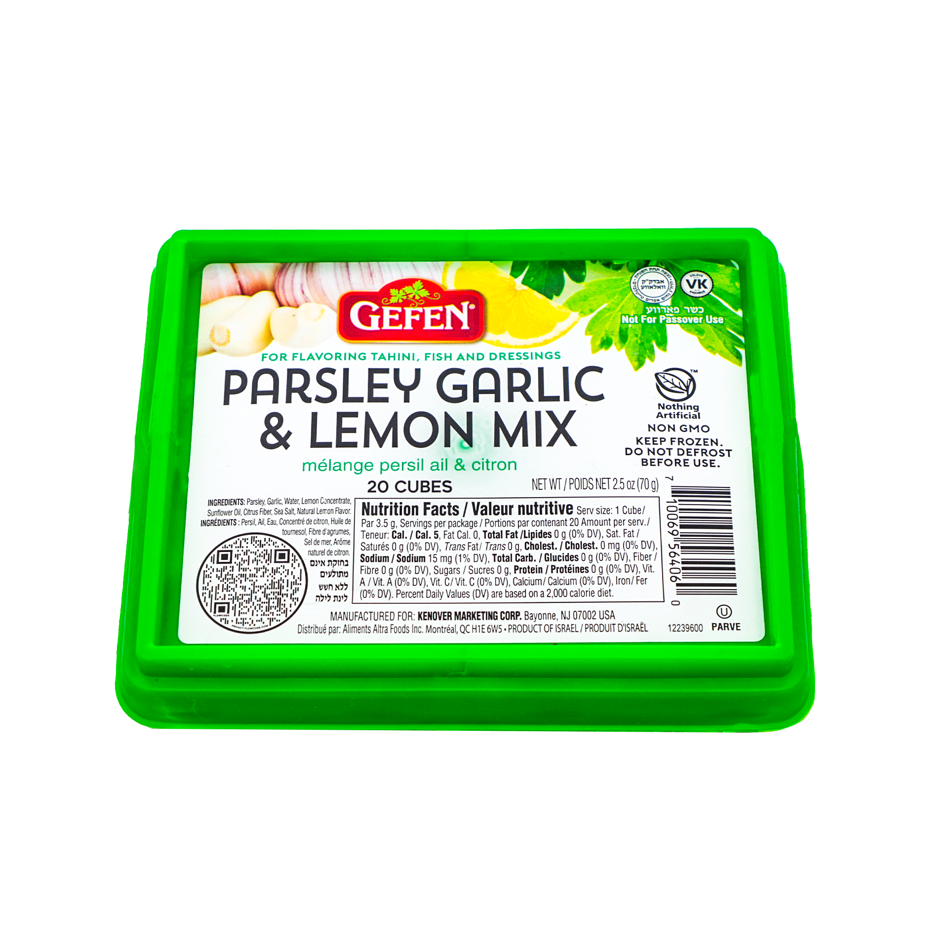 Cubes Parsley Garlic & Lemon