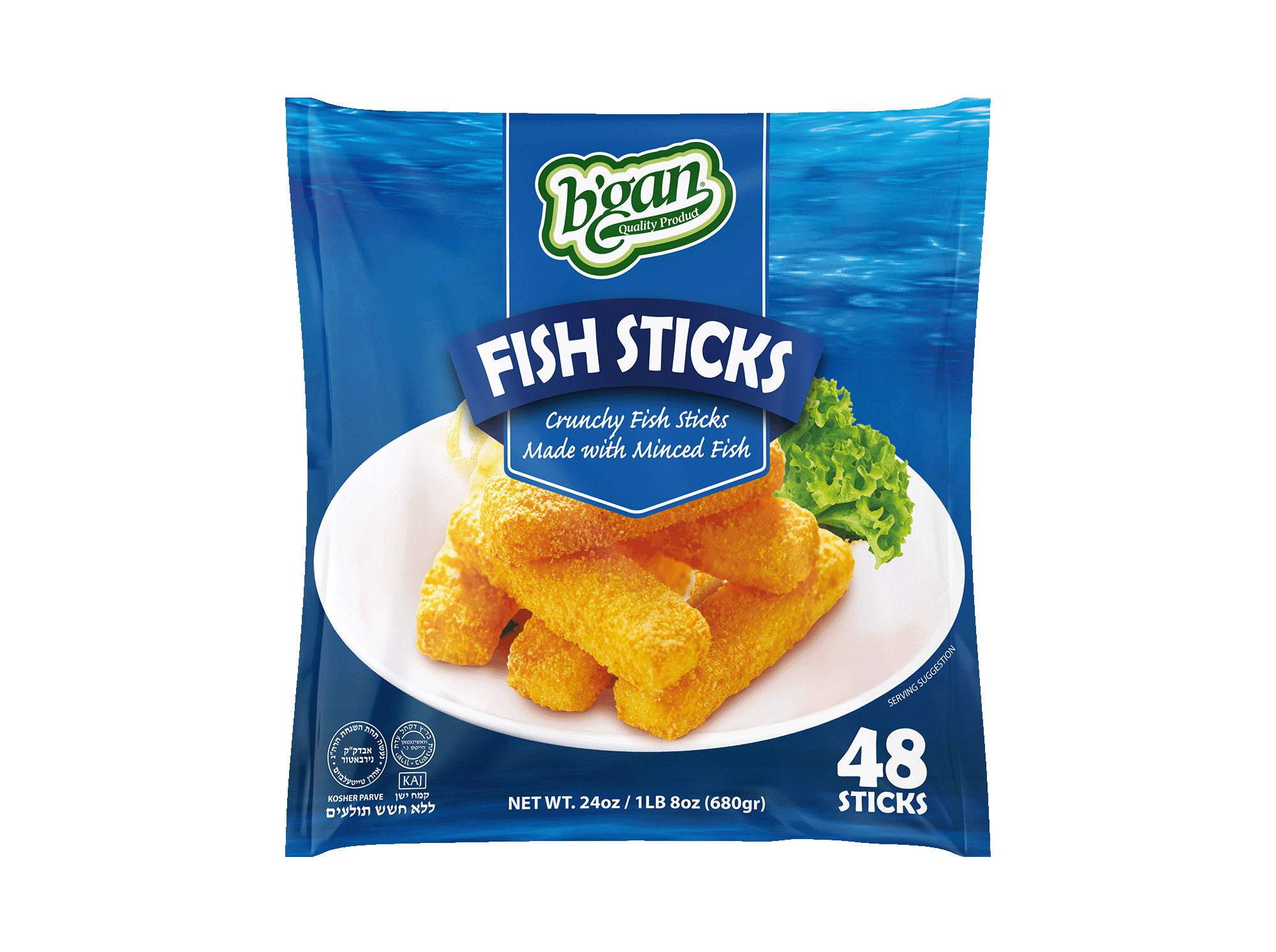 Fish Sticks Minced 48ct