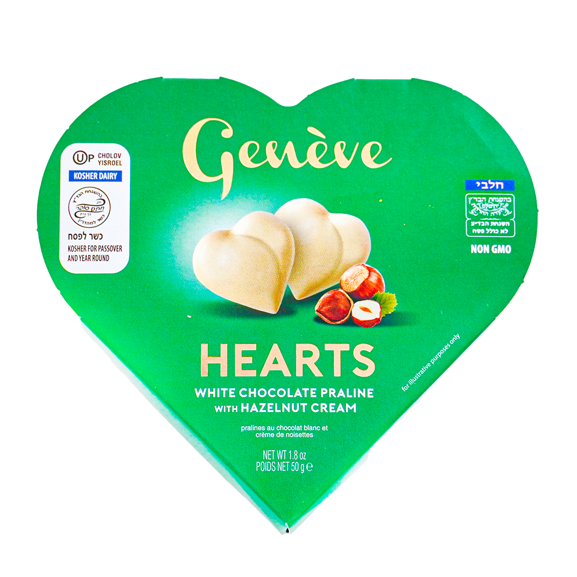 Chocolate Hearts White Haznt
