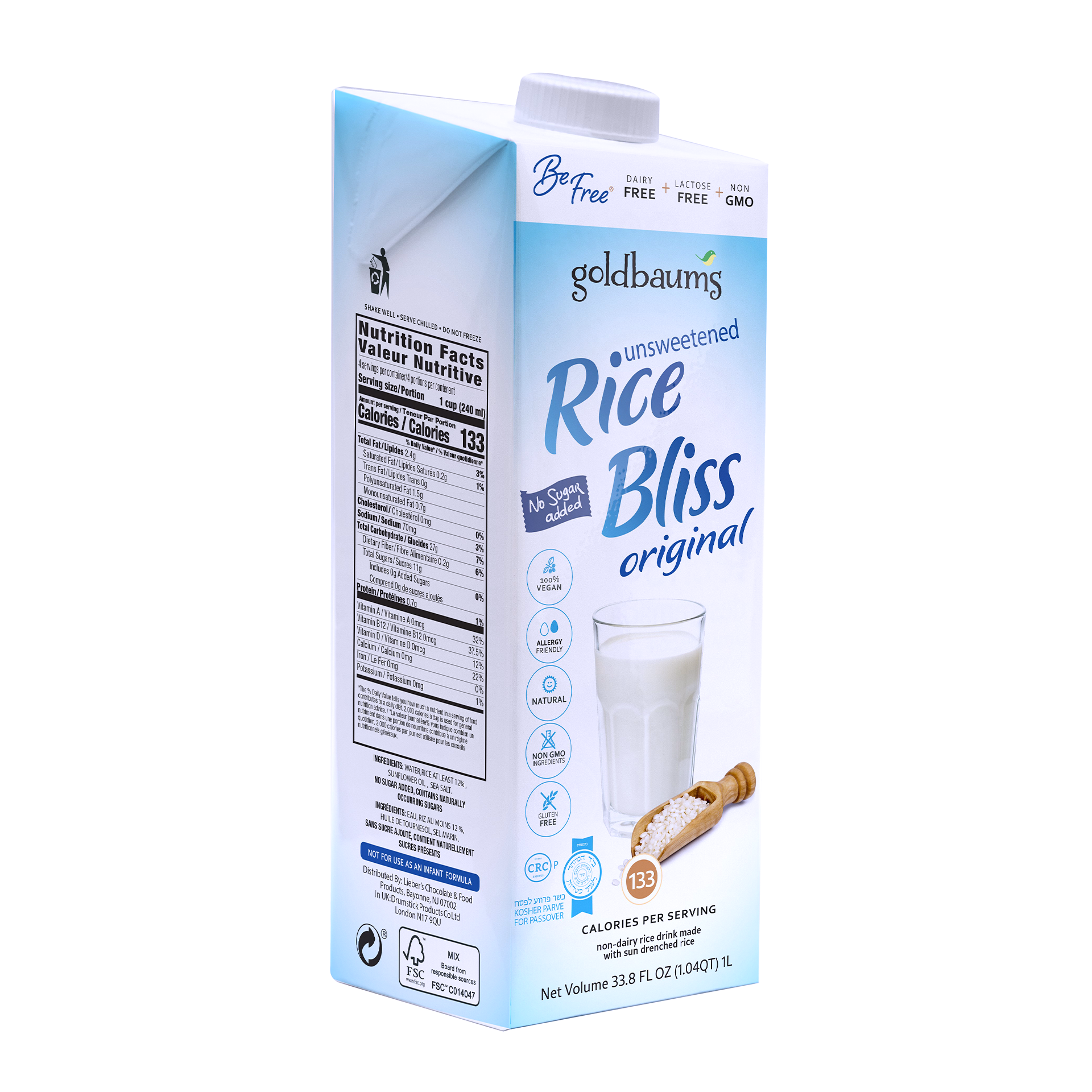 Unsweetened Rice Milk