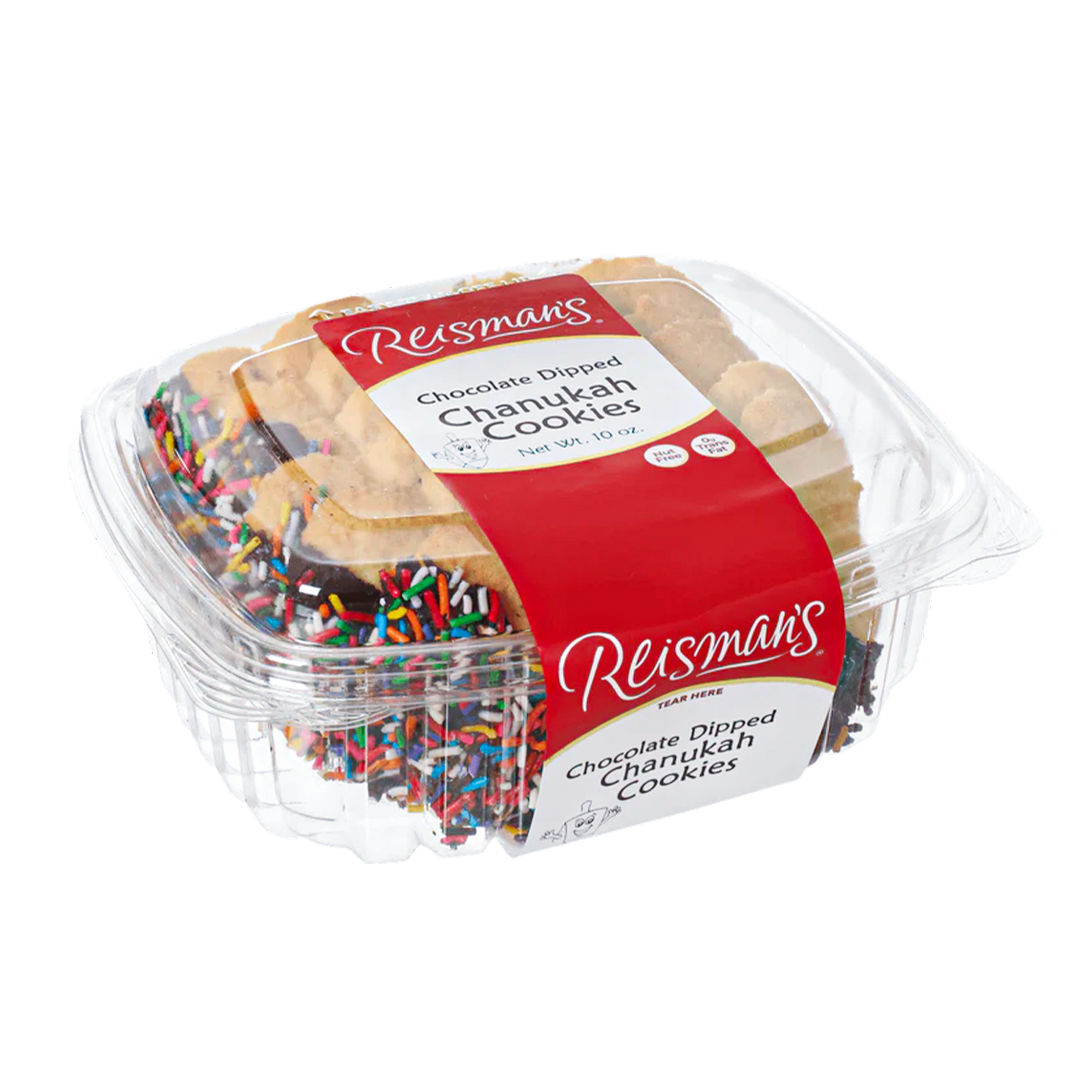 Dreidel Cookies Dipped