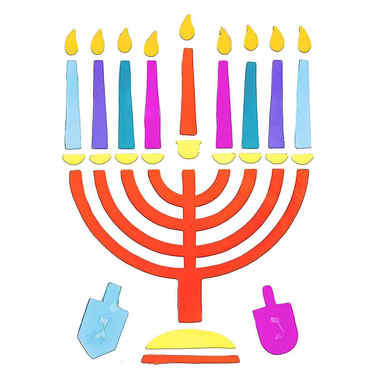 Menorah Window Gel