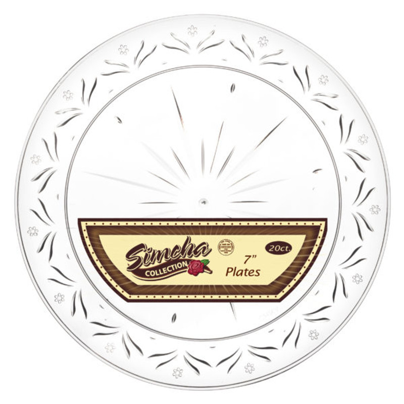 7" Clear Plates Hard