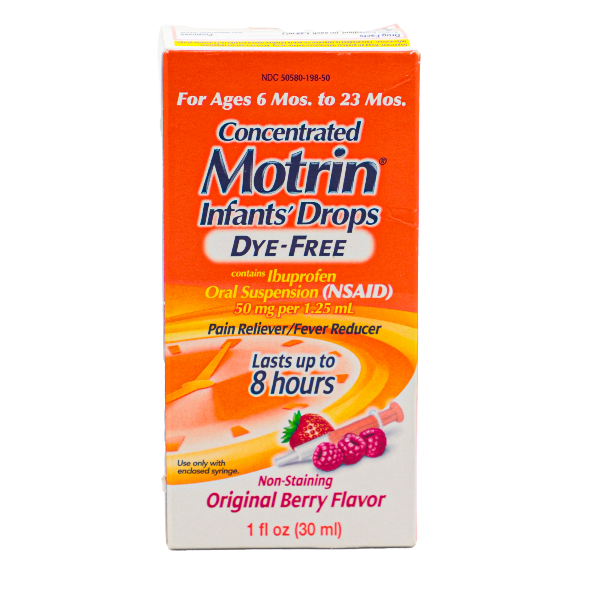 Infant Motrin Dye Free