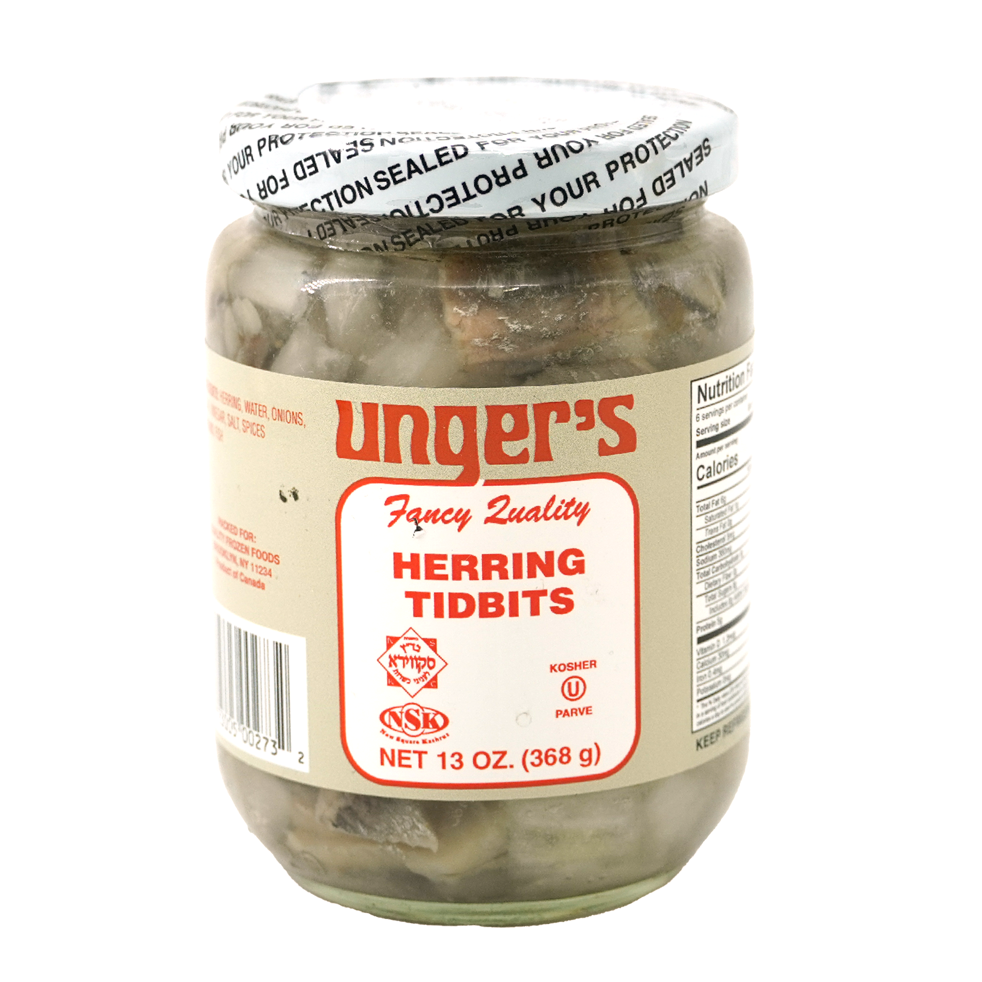 Herring Tidbits in Wine Sauce